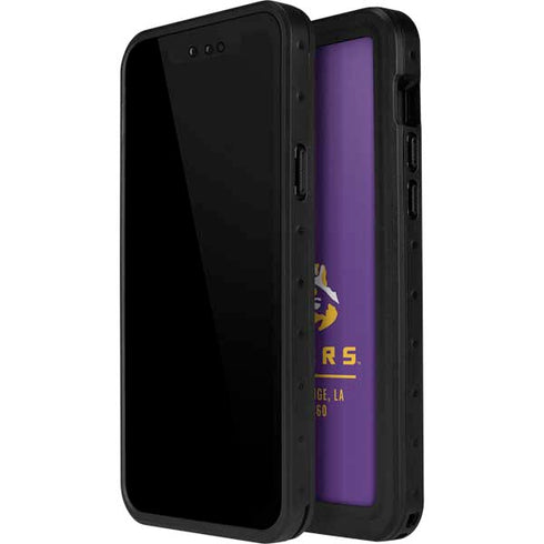 LSU Tigers Baton Rouge iPhone 15 Plus Waterproof Case